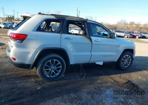 2016 Jeep Grand Cherokee Limited z USA, uszkodzony, nr VIN 1C4RJFBGXGC462902